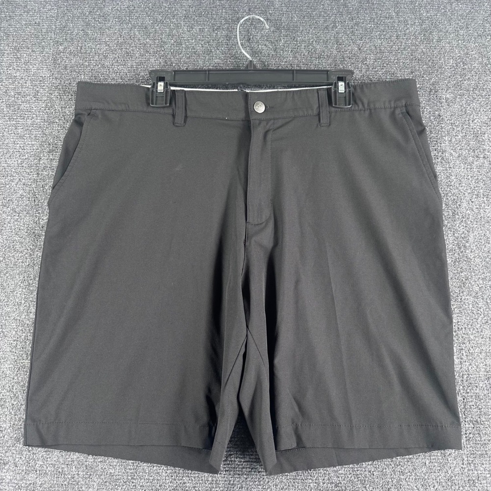 Adidas Golf Shorts Mens 38 Black Performance Athletic Stretch Casual